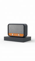 Portable bluetooth speaker with geometric design