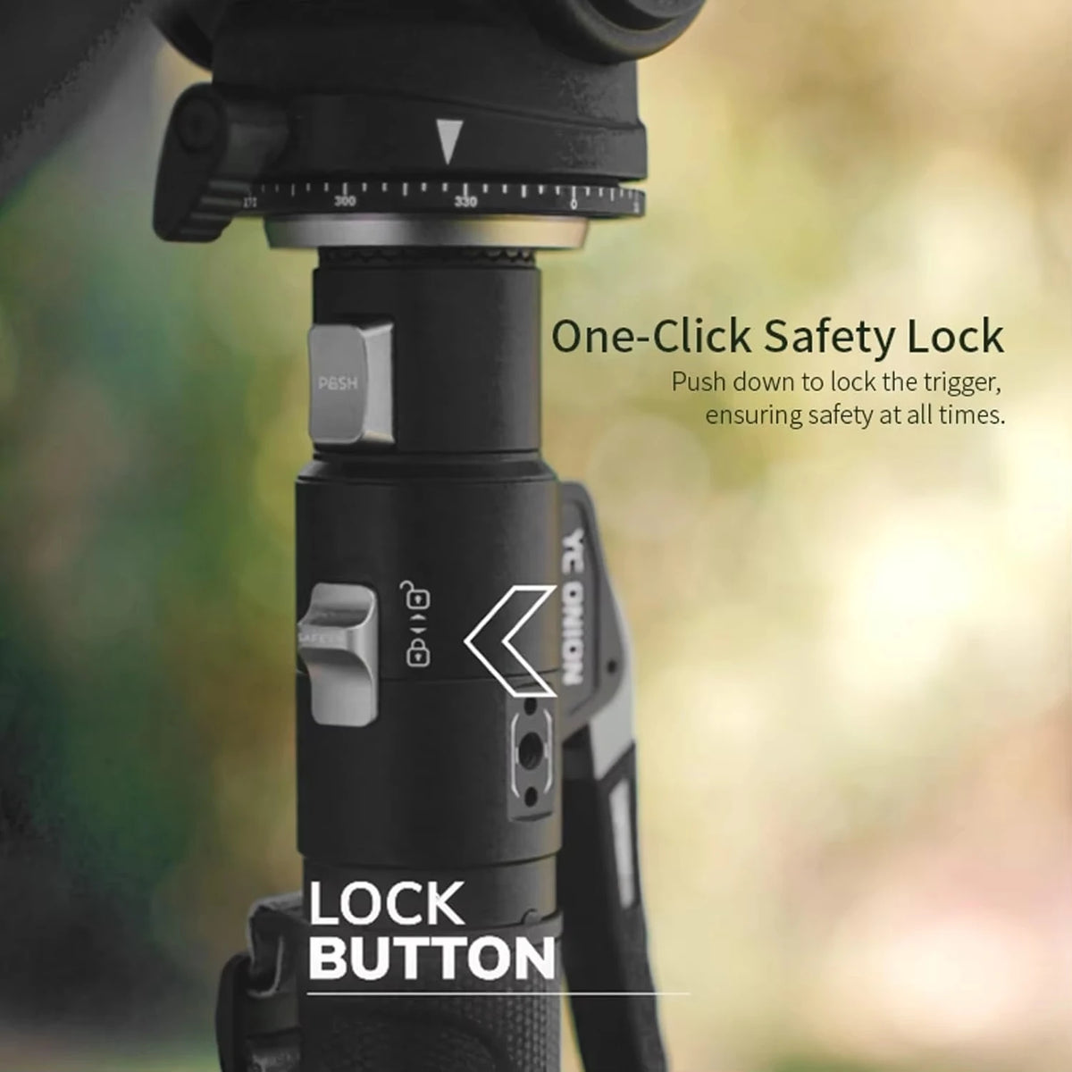 YC ONION PINETA Monopod Pro One-button Stretch Carbon Fiber Quick-release Portable Professional Camera Monopod