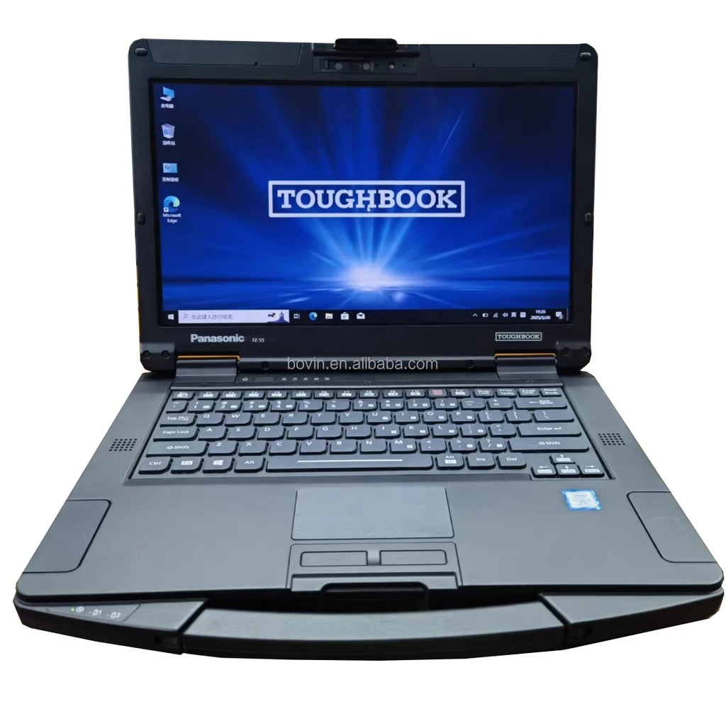 for Pana-sonic FZ-55 MK1 i5 8gen 16G 256G Tough-book 3-proof Industry Computer Shock Proof Auto Repair Scanner Used Touch Laptop