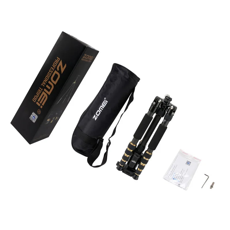 Zomei Z669C Lightweight Carbon Fiber Folding Travel Digital Professional Camera Tripod