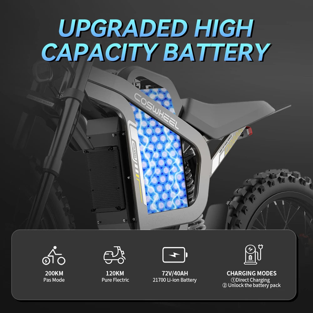 [EEC DOT] 6000W 72V High Speed Electric Motorcycle Manufacturer Wholesale Price for Distributors