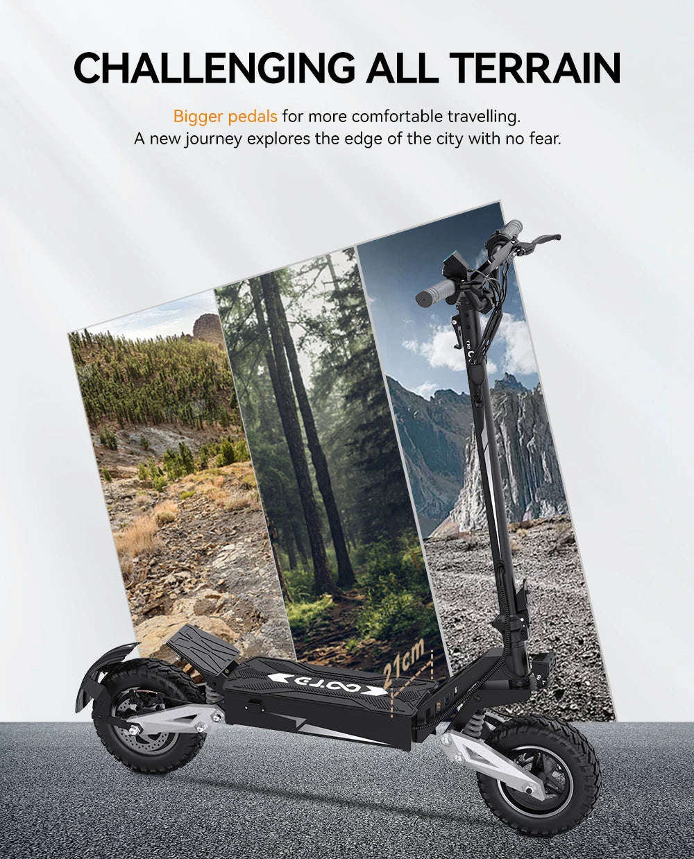 US Warehouse OOTD T10 18Ah Fast Fold Folding Foldable Electric Scooter Free Shipping Electric Scooter Adults