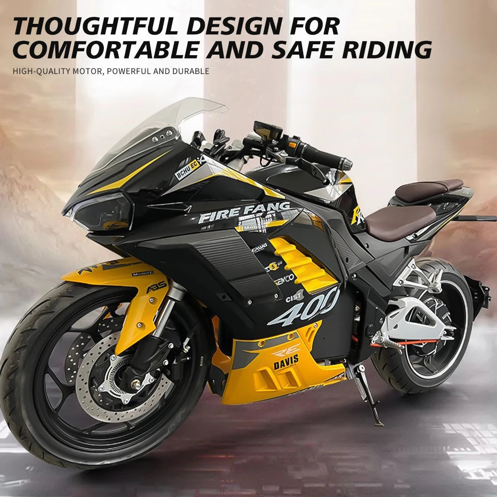 Customizable Colors - 2025 New 72V Electric Motorcycle HighSpeed Track Racing Electric Motorcycle Wholesale 5000W