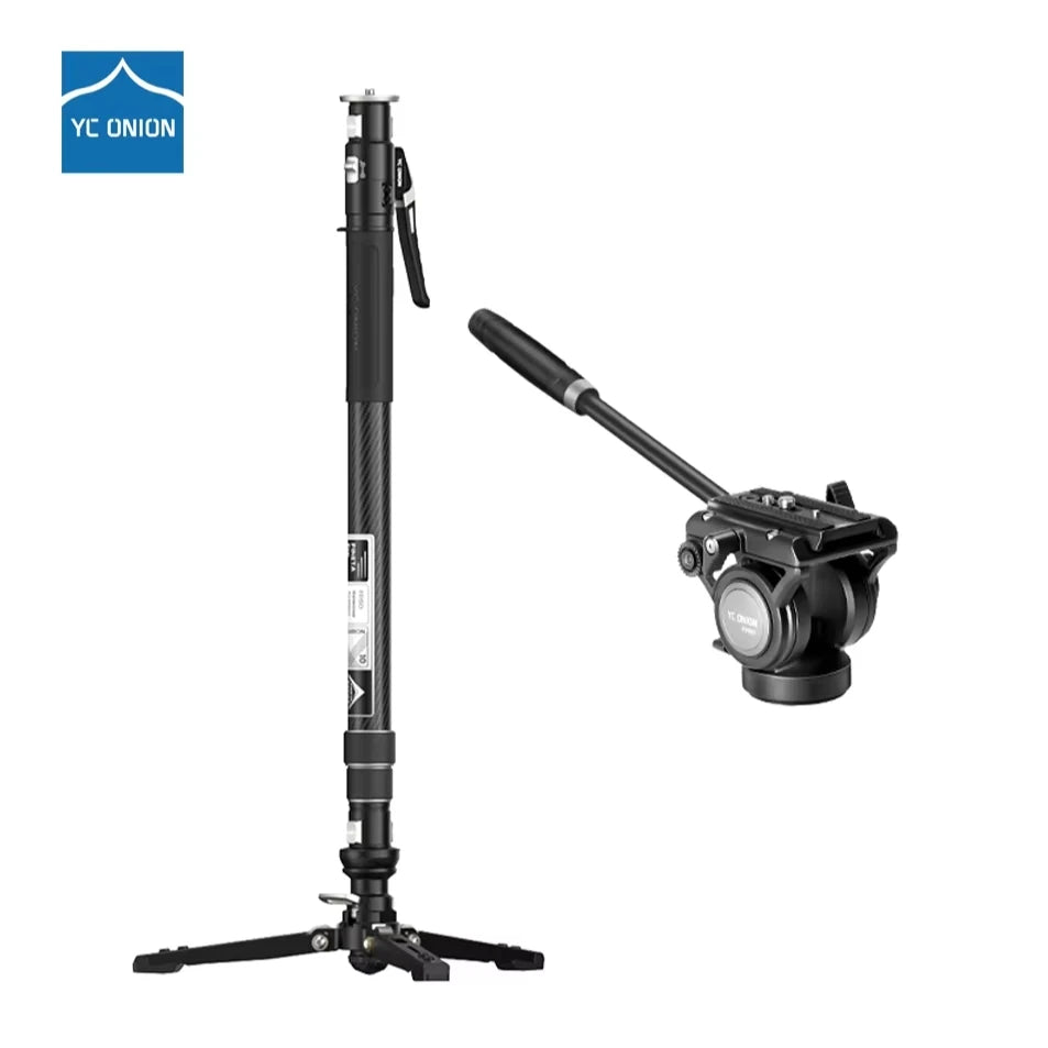 YC ONION PINETA Monopod Pro One-button Stretch Carbon Fiber Quick-release Portable Professional Camera Monopod